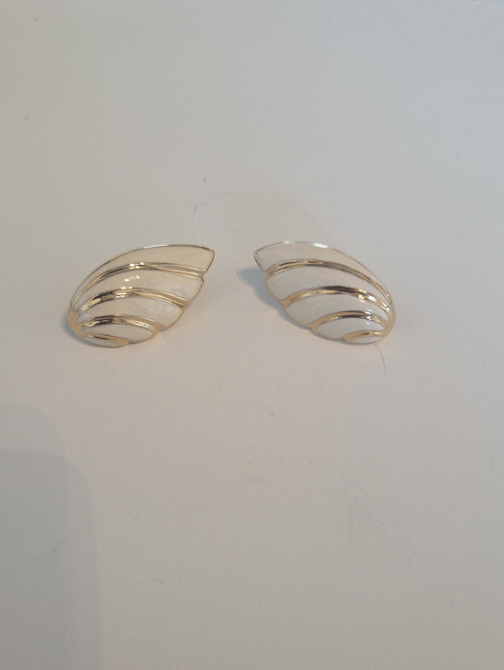 Elegant Silver Tone Wave Clip-On Earrings - Women Jewelry